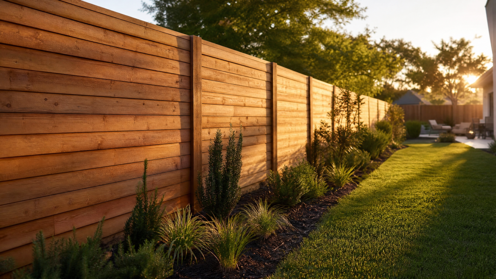 Privacy fence installation in Austin, Texas